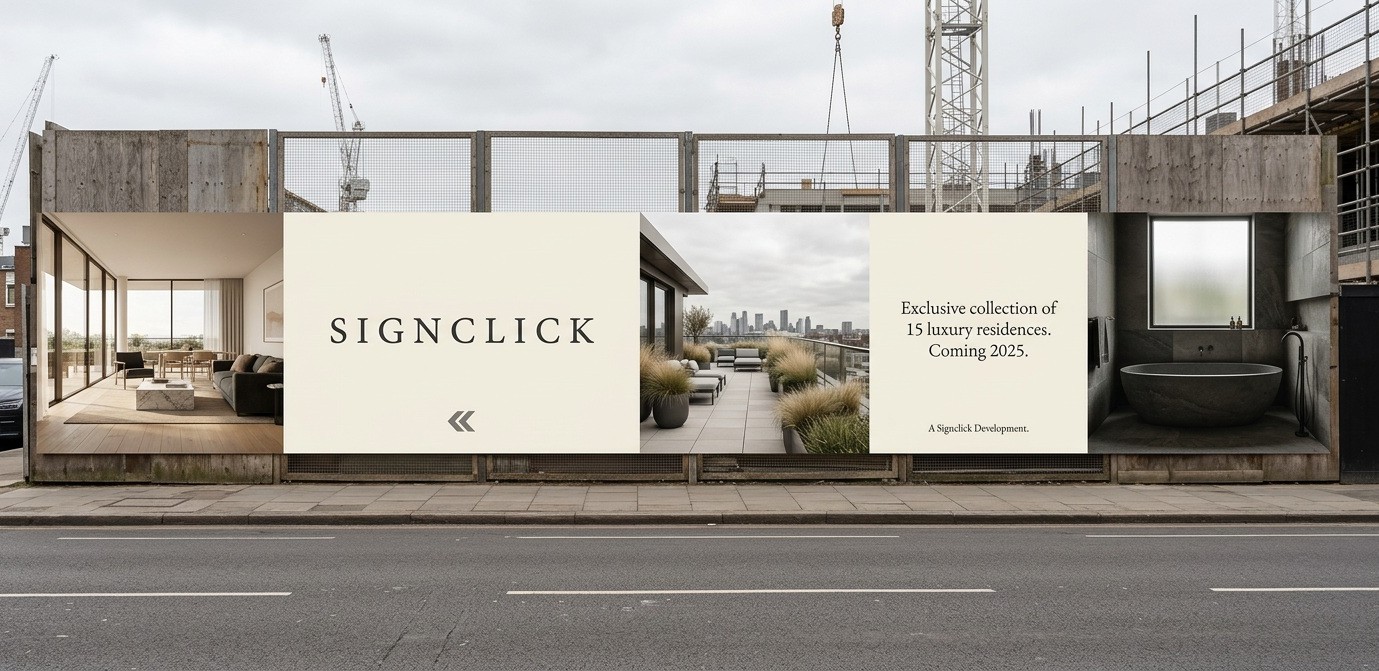 Hoarding Signage