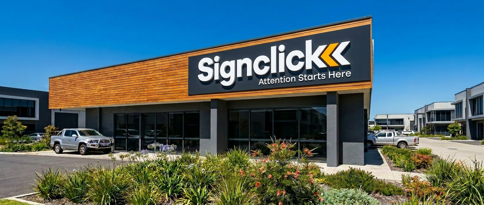 Shopfront and commercial signage