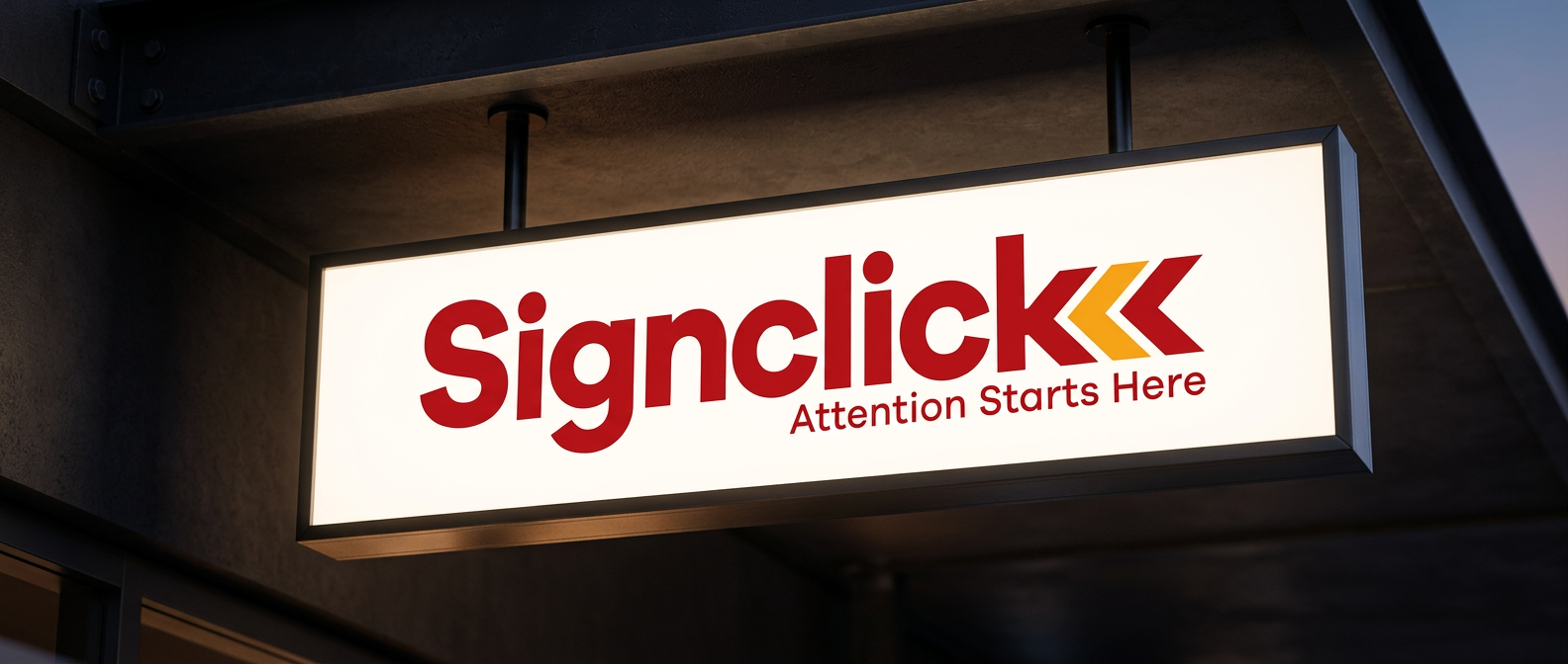LED lightbox signage