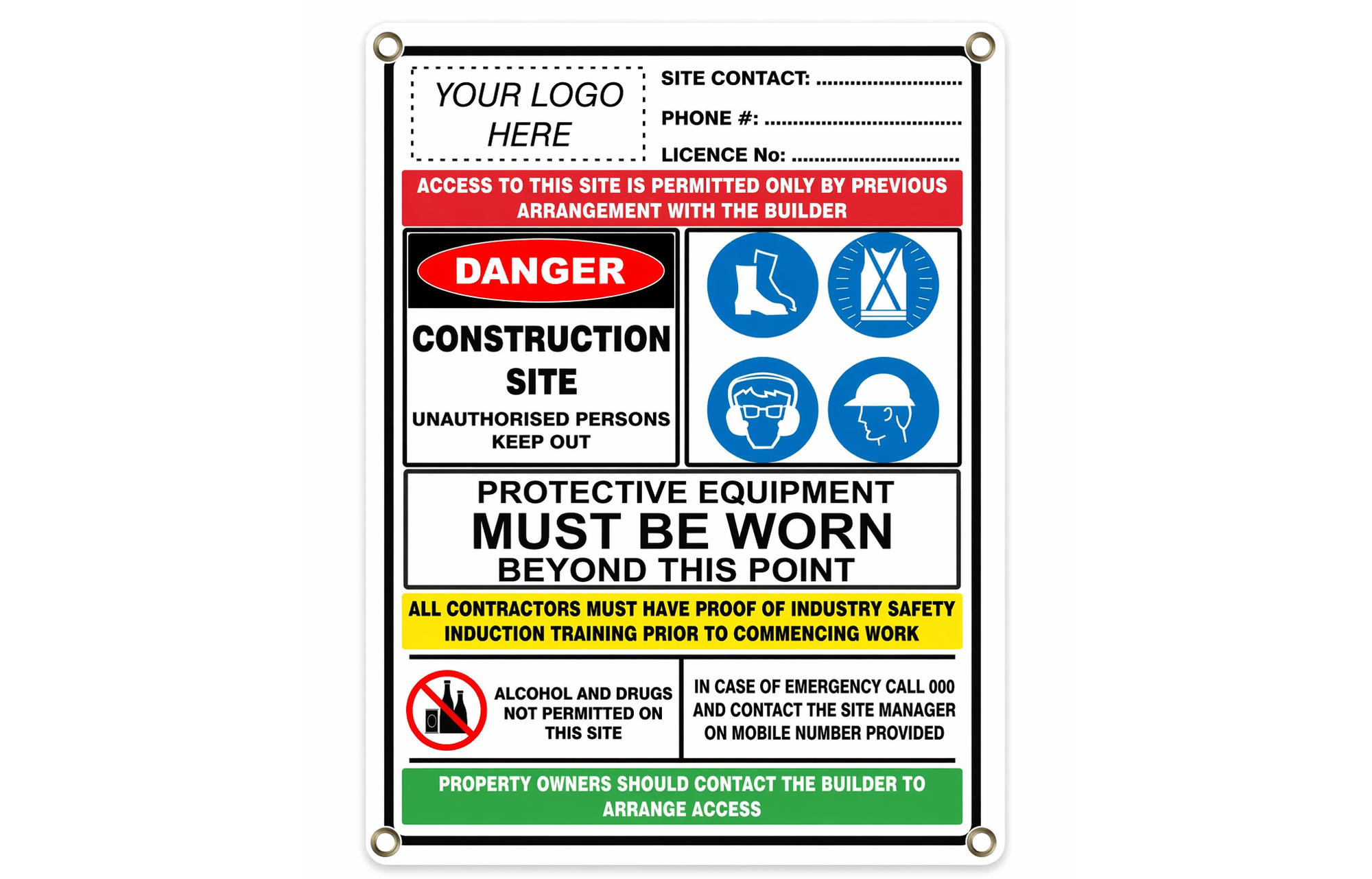 General Site Signage